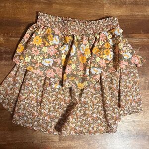 Summer floral skirt